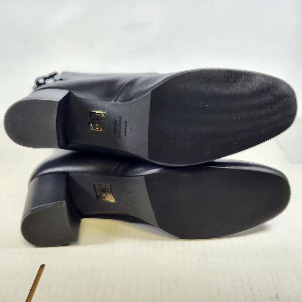Stuart Weitzman Genna 60 City Boot Women Size 7 Black Over The Knee Block Heel - Picture 6 of 8